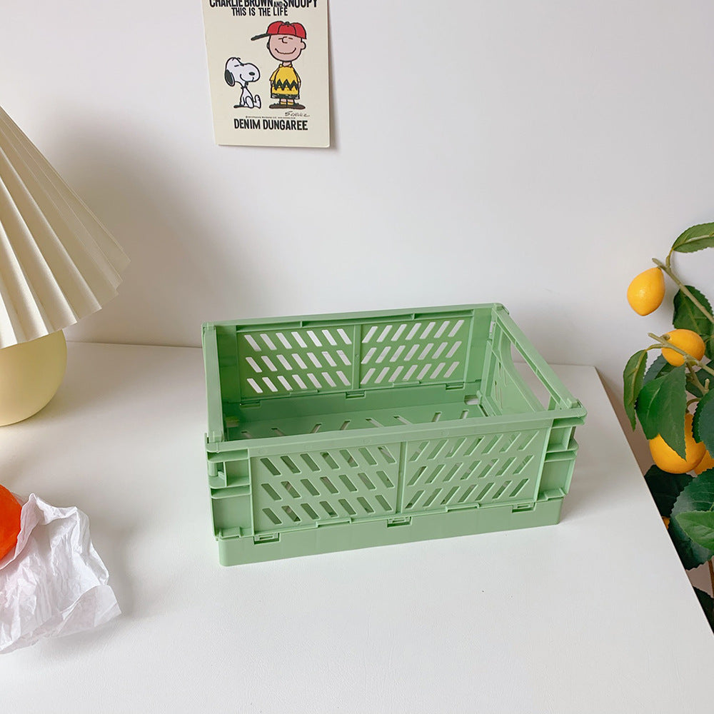 Folding Plastic Storage Crates