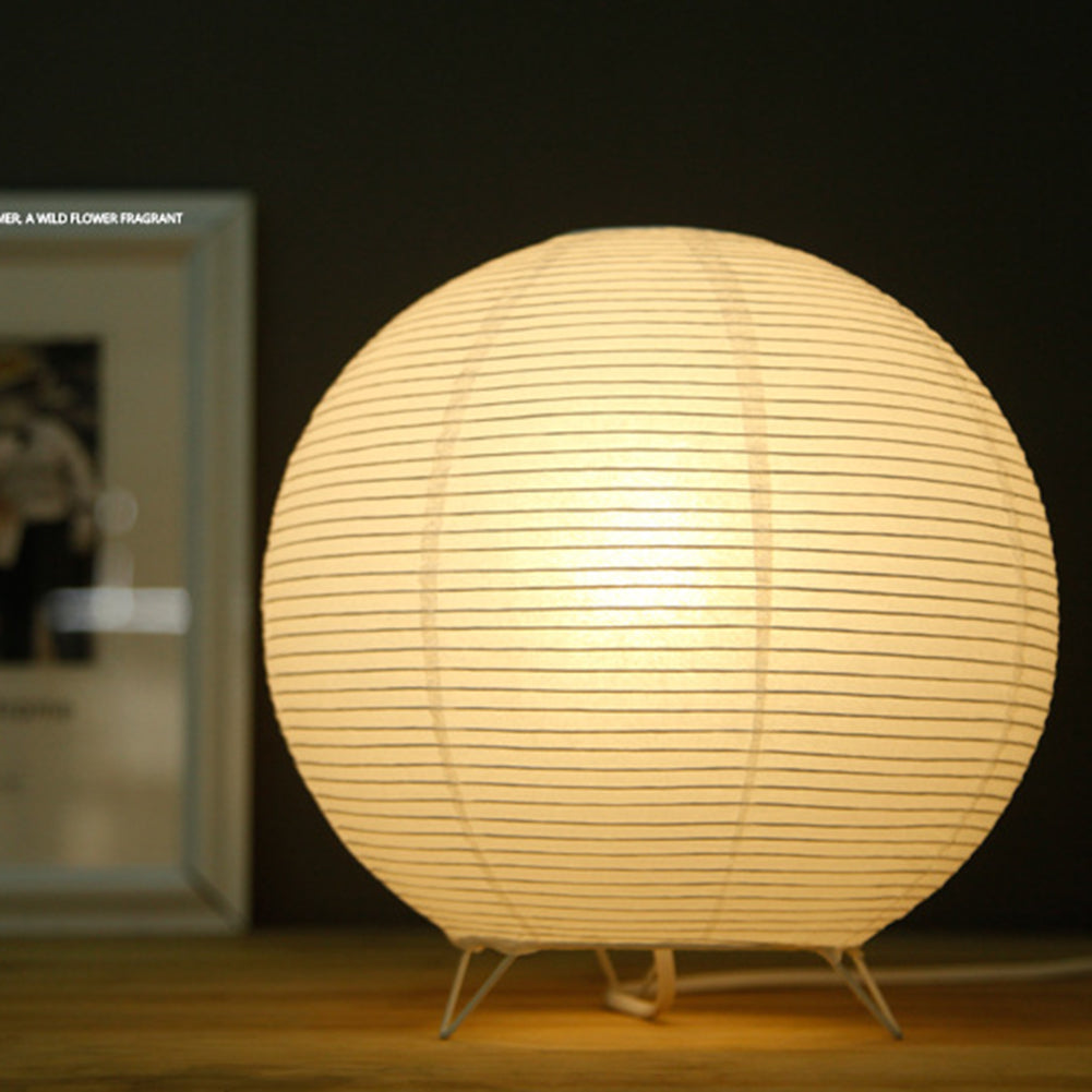 Small Rice Paper LED Table Lamp