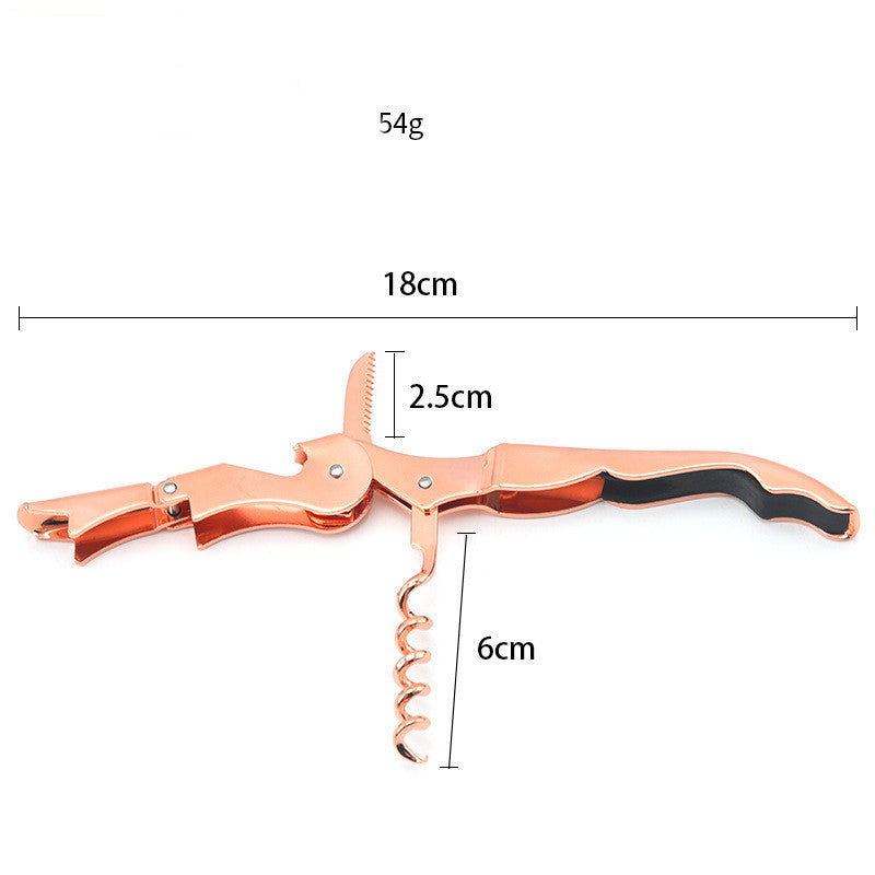 Rose Gold Plated Carbon Steel Bottle Opener