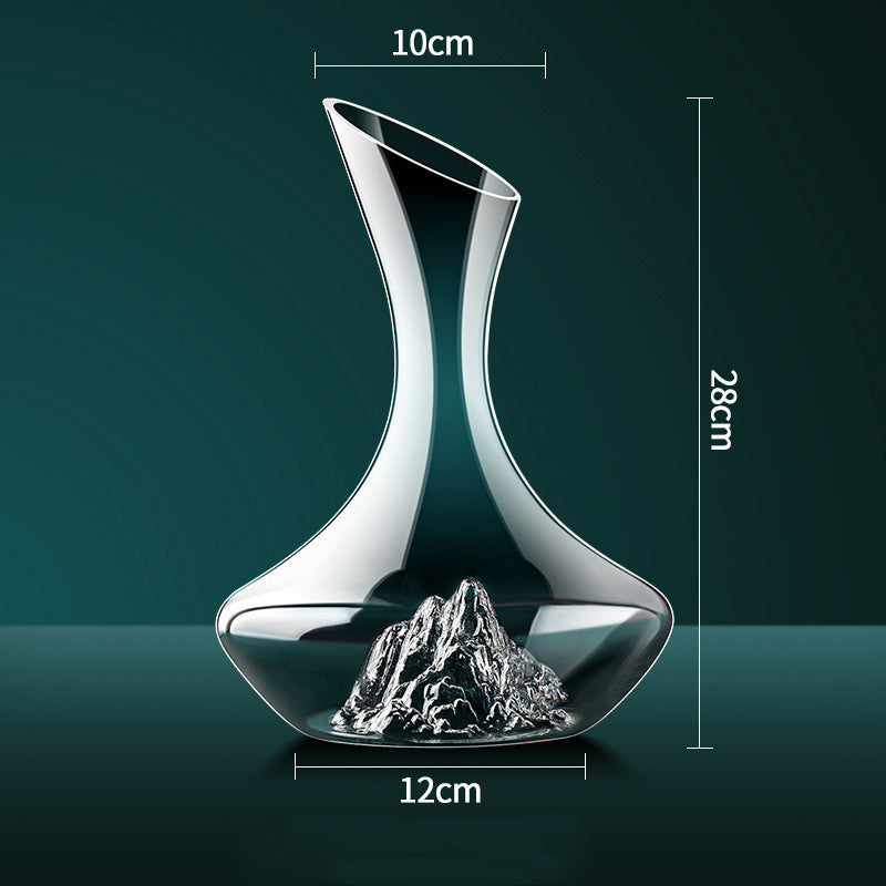 Crystal Iceberg Wine Decanter