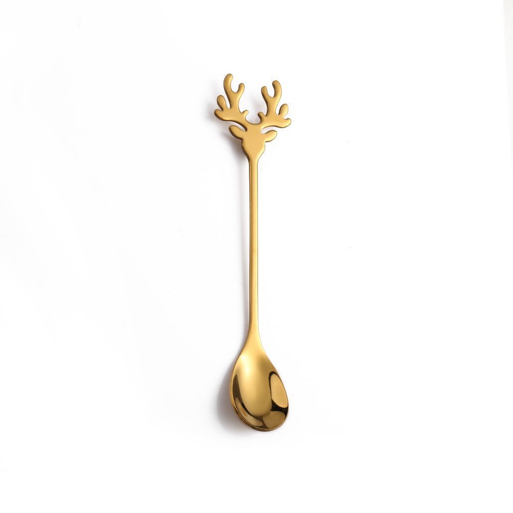 Dessert Spoons-Antler & Flower Designs