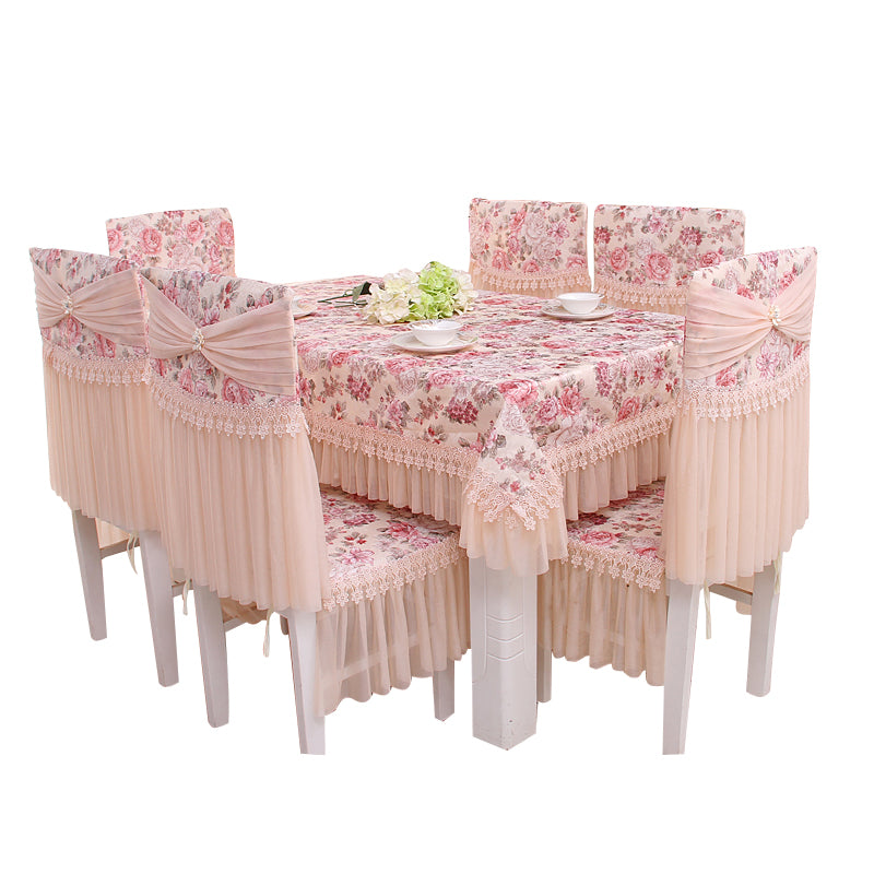 Table Linens: Tea Tablecloth & Dining Chair Covers