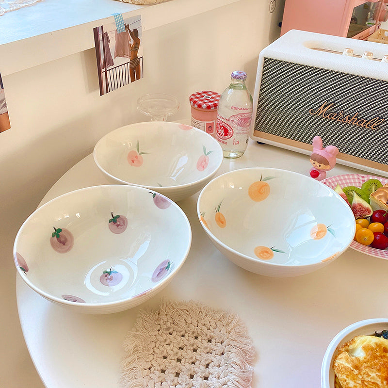 Peach Orange Grape Bowl