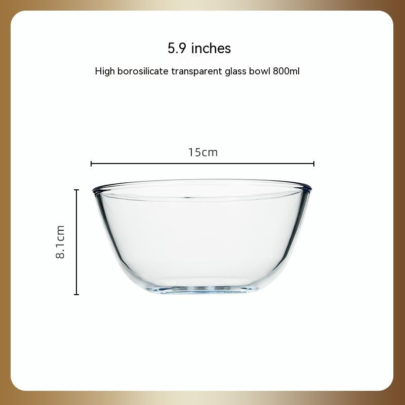 Clear Glass Mixing Bowls