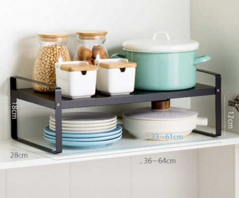 Multi-Tier Storage Rack for Countertop, Cabinets, Shelves