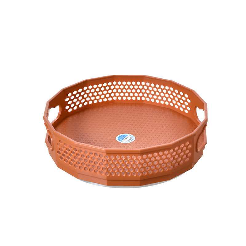 Kitchen Turntables with Perforated Wall