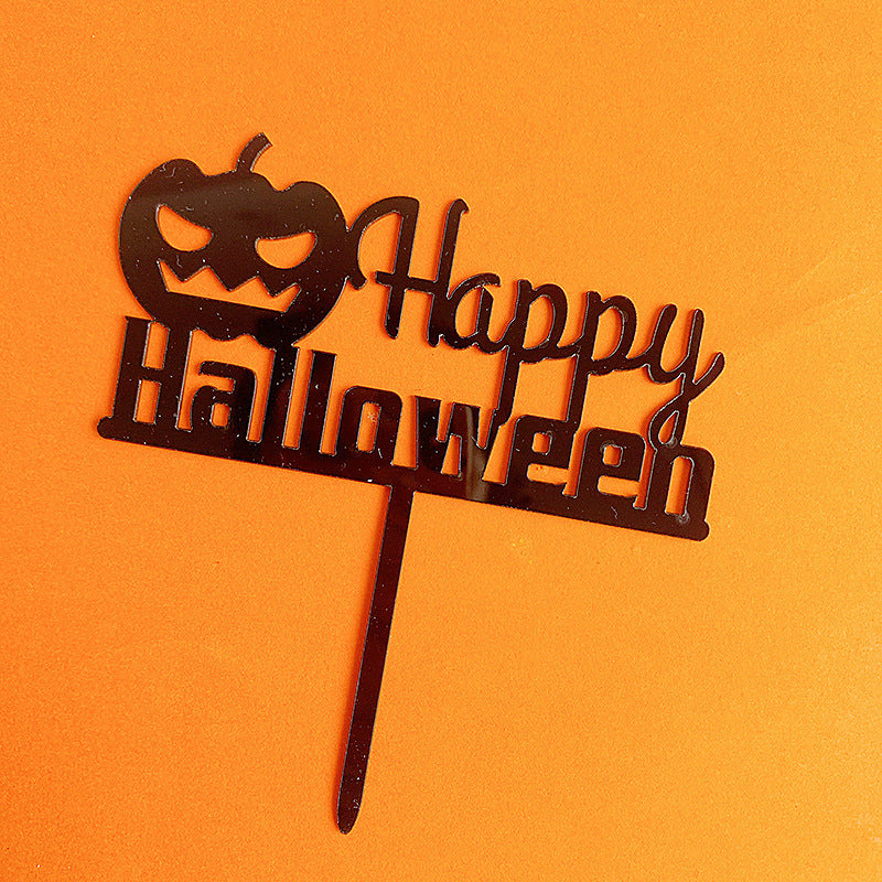 Black Halloween Cake Decorations