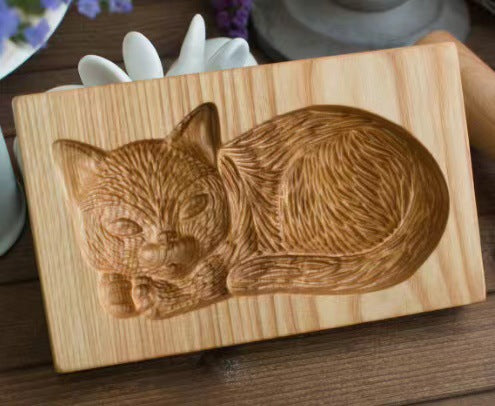 Wooden Animal, Nature, Decorative Stamp Molds