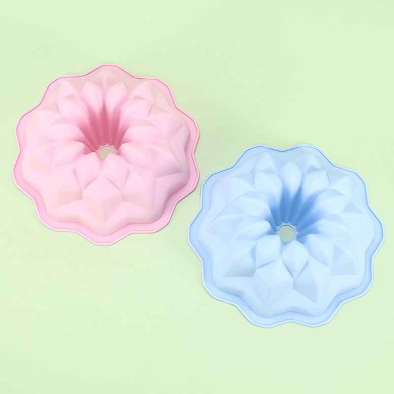 Double Layer Flower Silicone Bundt Cake Mold