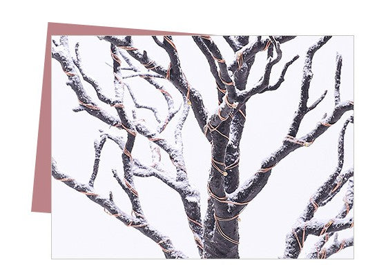 Lamps: Winter Tree Branches with Fairy Lights LED Table Lamp