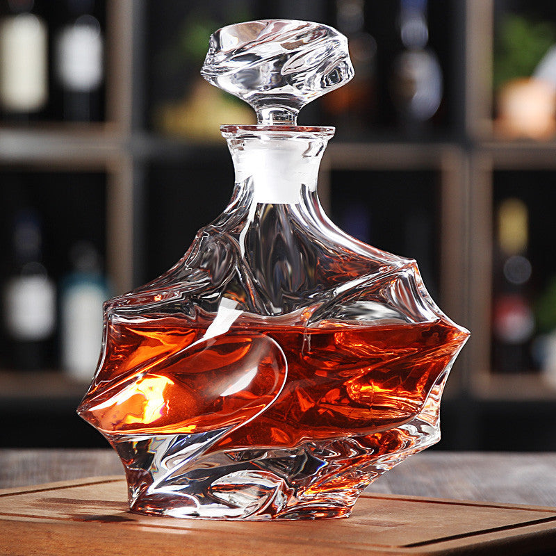 Asymmetrical Whiskey Decanter