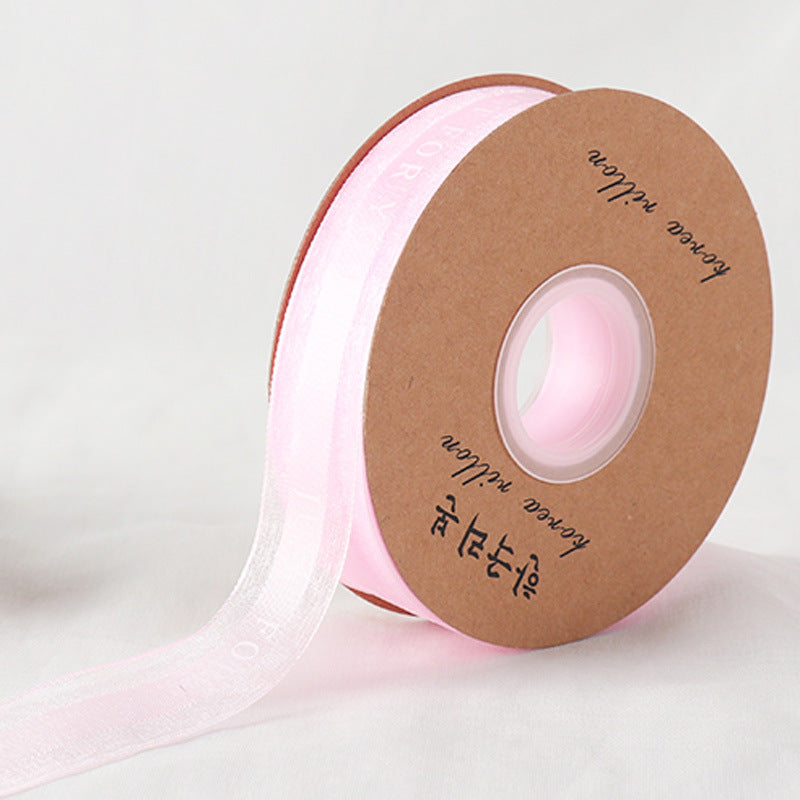 Colorful Gilded Ribbons with Endearing Phrases