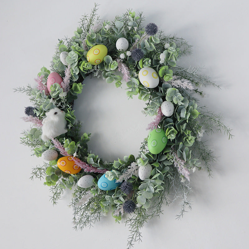 Spring Greenery & Fun Easter Wreath