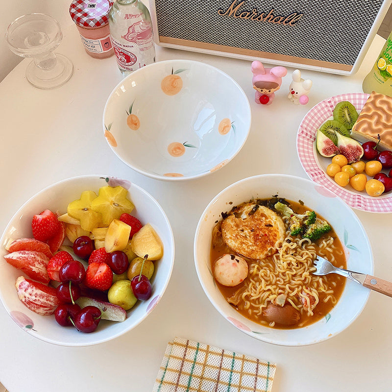 Peach Orange Grape Bowl