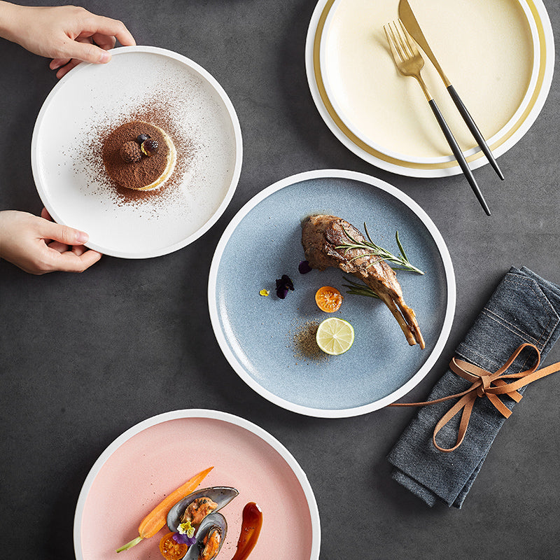 Monet Nordic Color Dessert Plates
