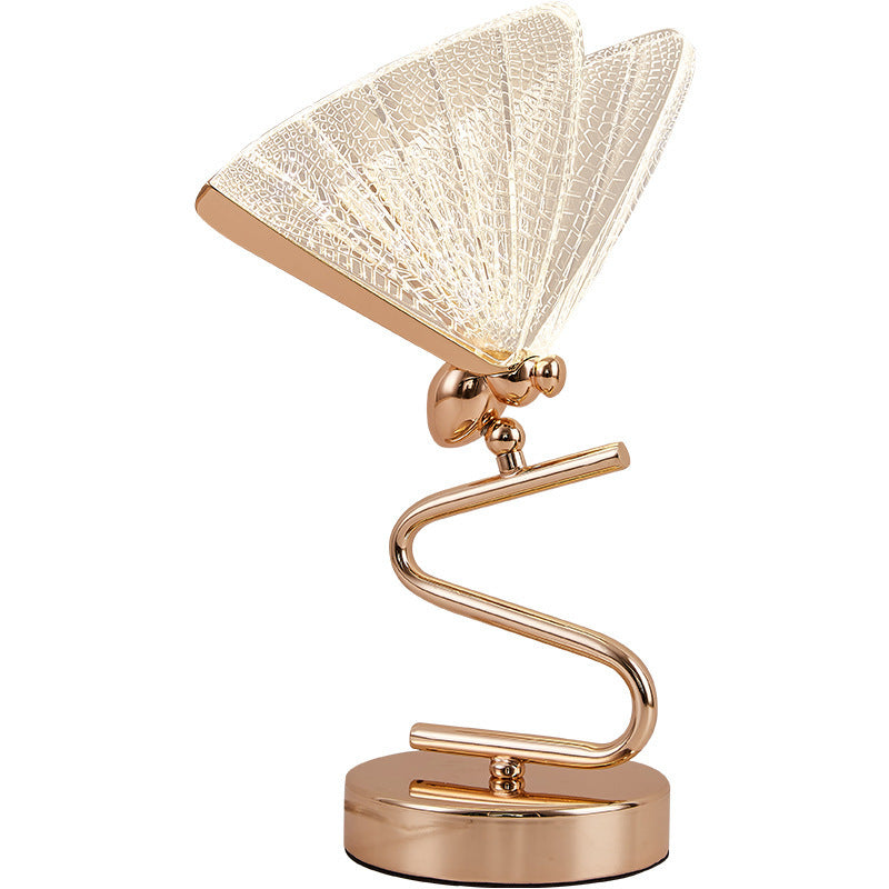 Minimalist Gold Butterfly Lamp