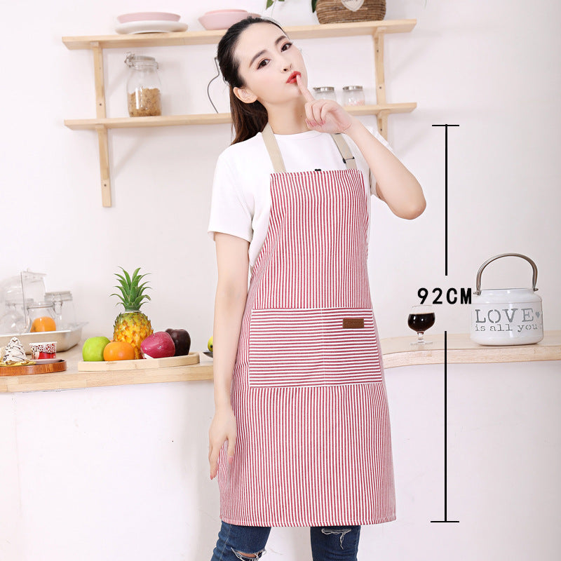 Classic Pin Stripe Apron