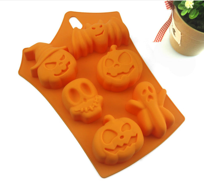 Halloween Pumpkin Bat Ghost Silicone Mold