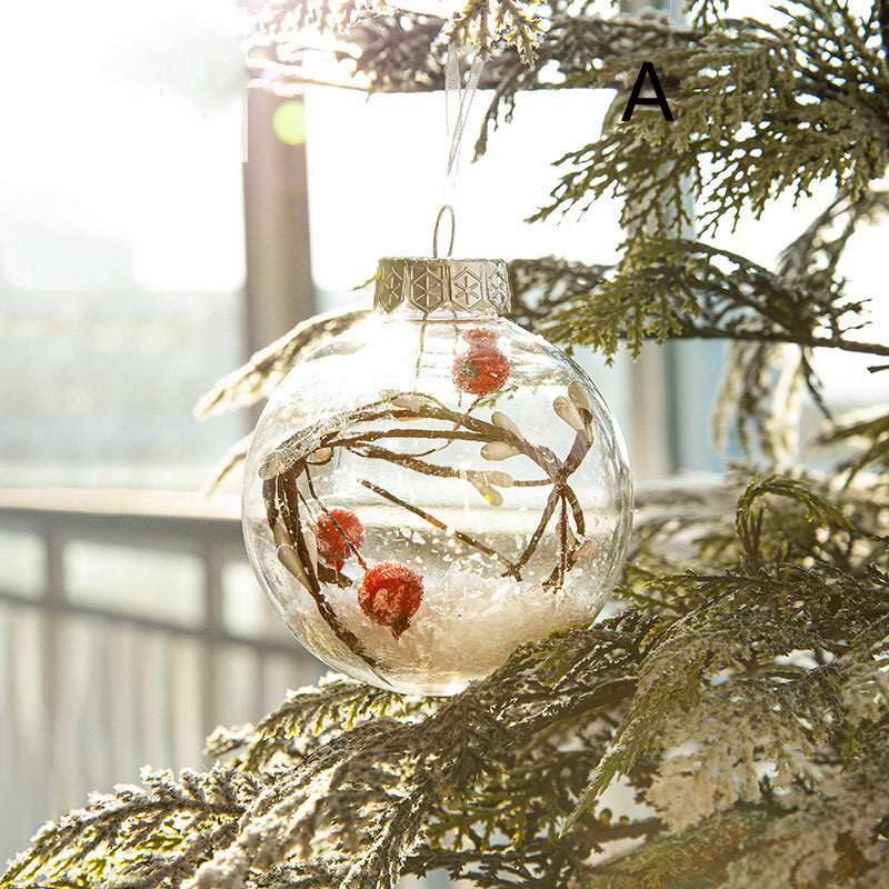 Christmas Tree: Ornaments-Glass Encased  Objects