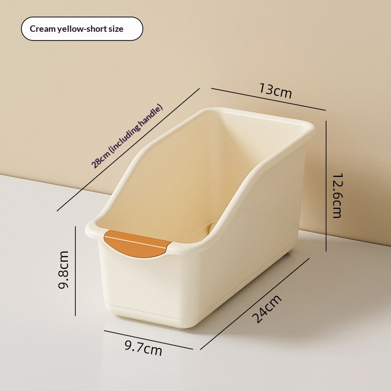 Desktop Storage Box With Wheels Under Sink Organizer For Miscellaneous Items
