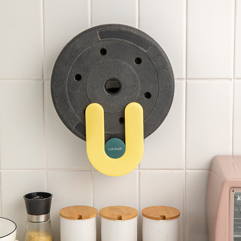 Wall-Mount Pot Lid Rack