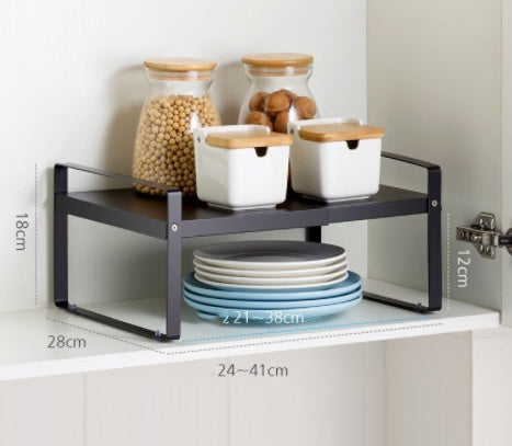 Multi-Tier Storage Rack for Countertop, Cabinets, Shelves