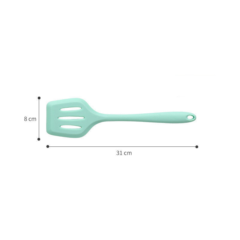 Kitchenware: Green-Pink Silicone Kitchen Utensil Set