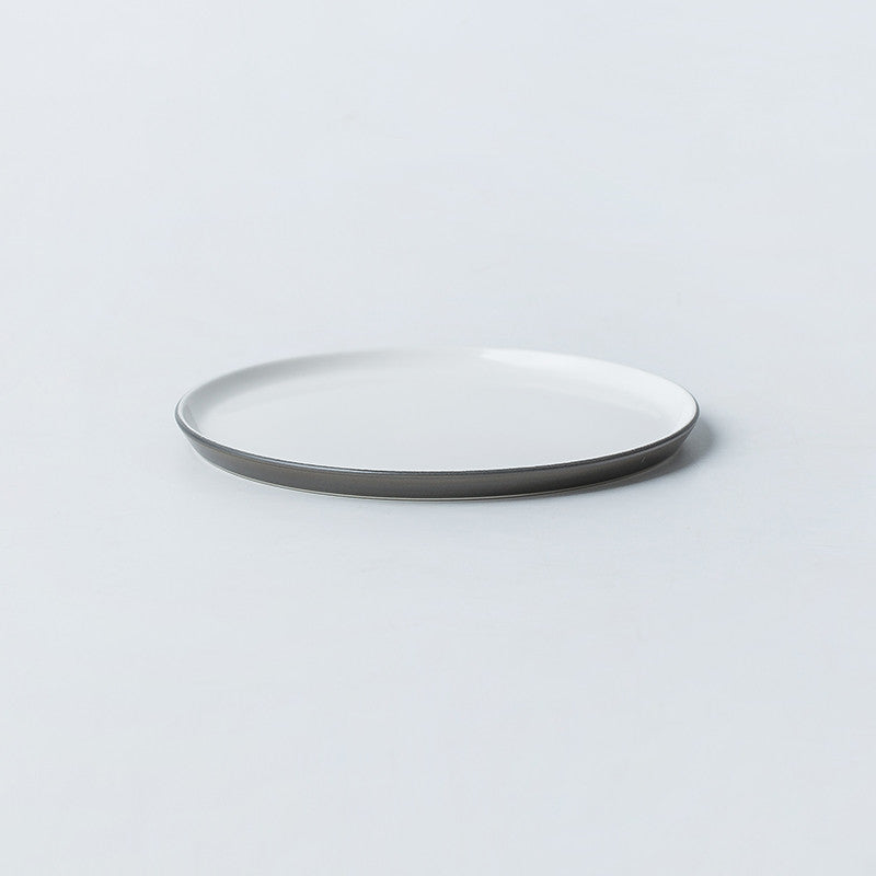 Round Nordic Style Matte Porcelain Serving Tray-Various Colors