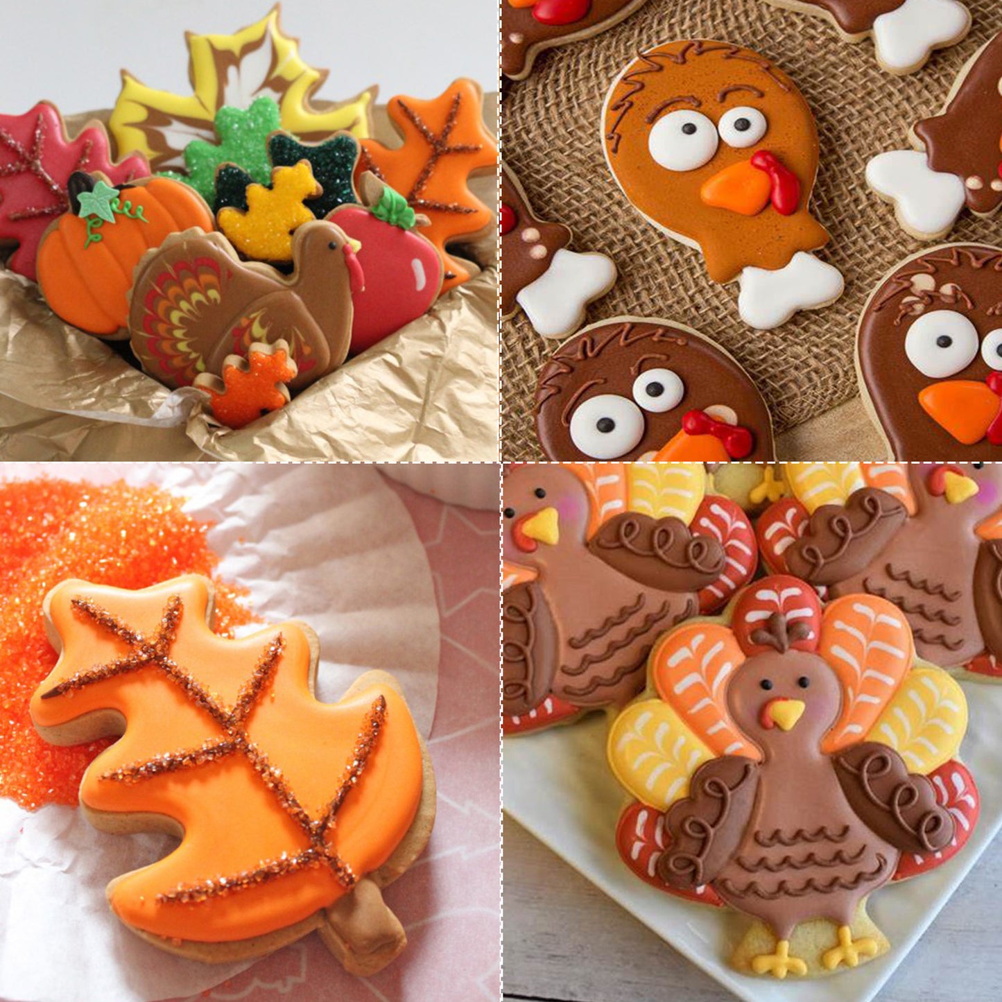 12PC Autumn Cookie Cutter Set