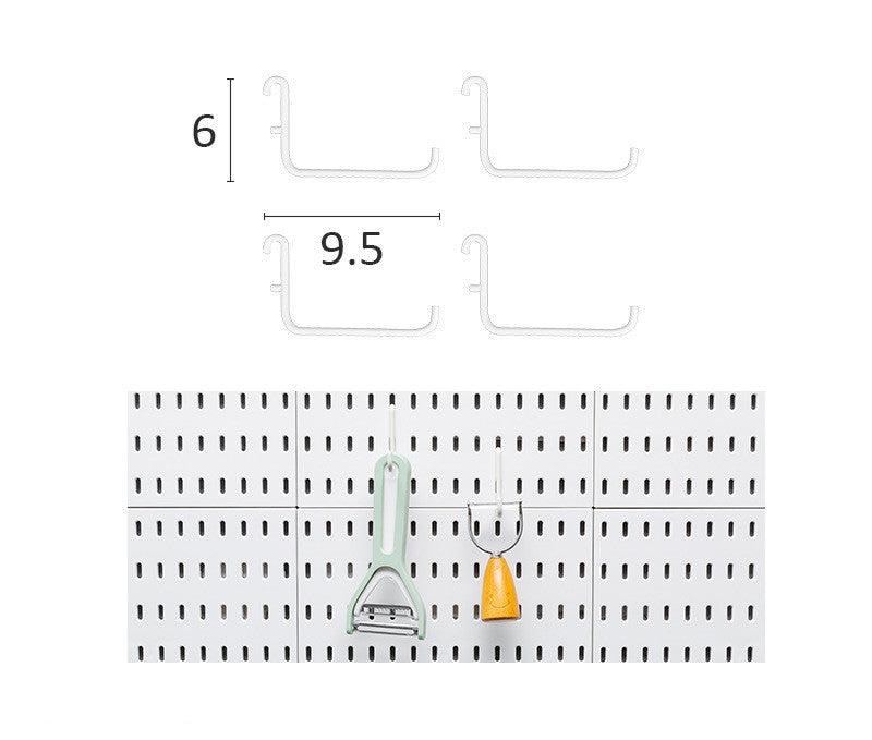 Kitchen Pegboard Wall Organizer