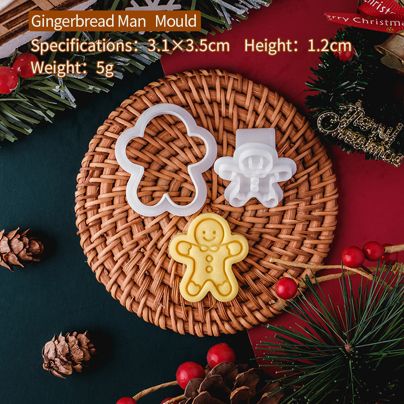 Embossed Christmas Cookie Molds