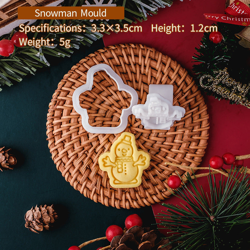 Embossed Christmas Cookie Molds