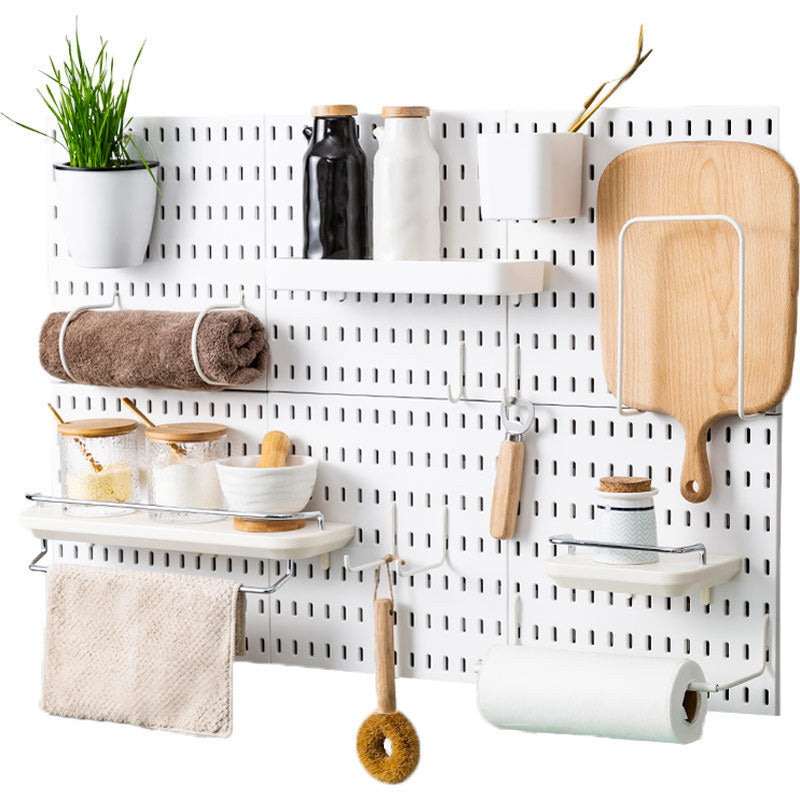 Kitchen Pegboard Wall Organizer