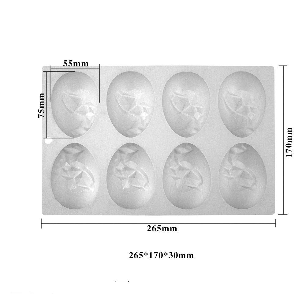 Various 3D Easter Egg Molds