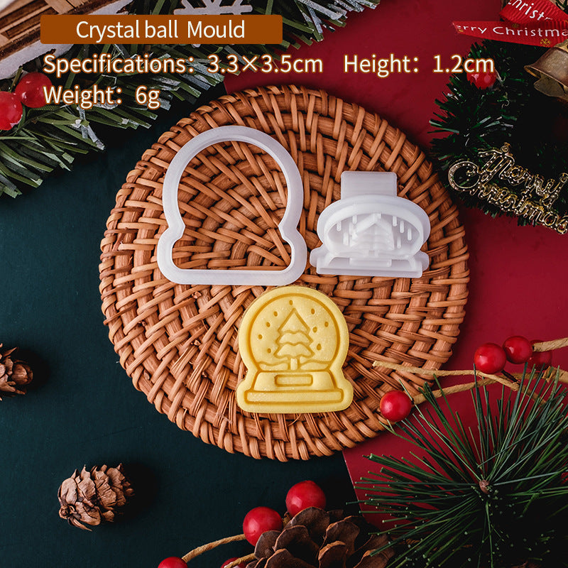Embossed Christmas Cookie Molds
