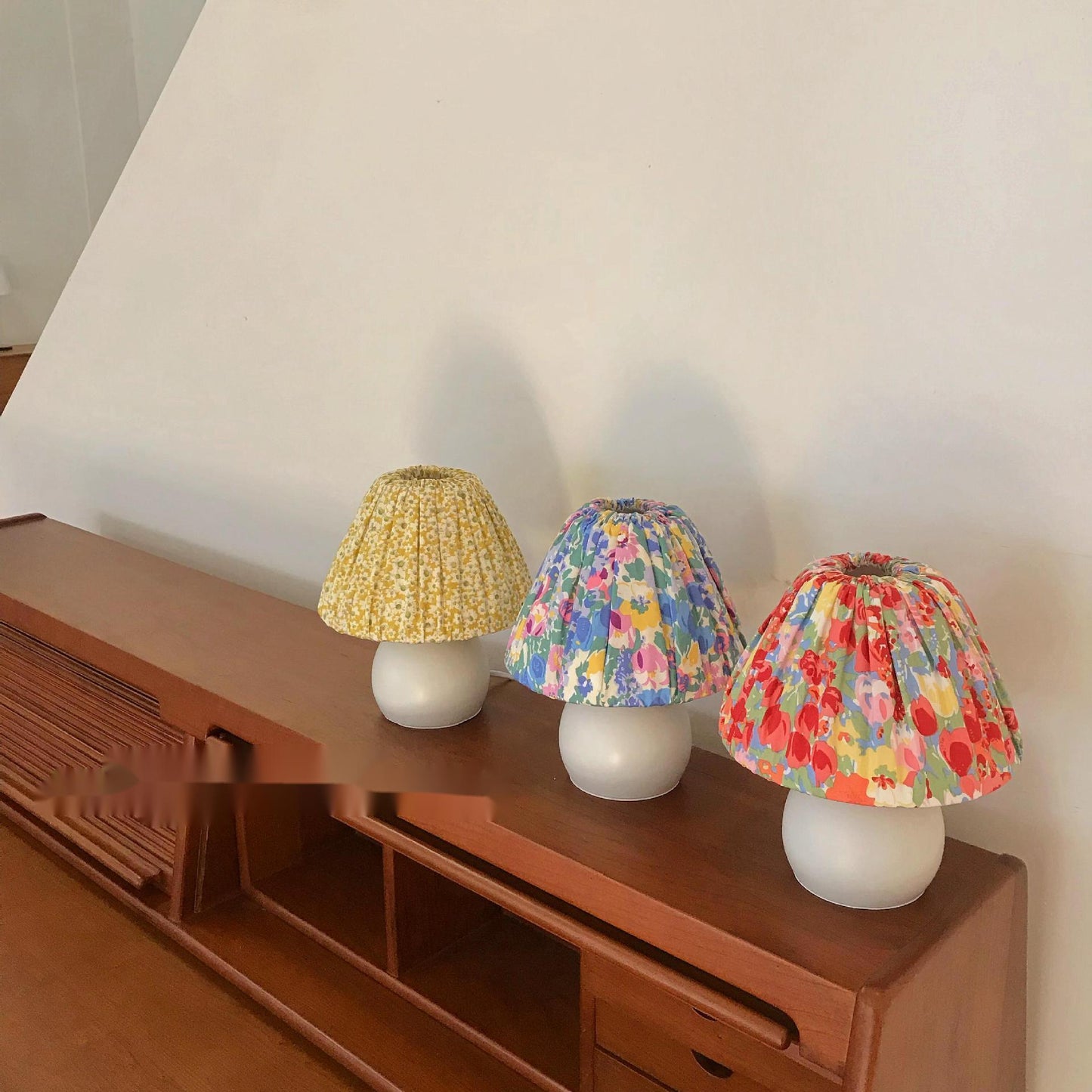 Small Floral Shade Table Lamp