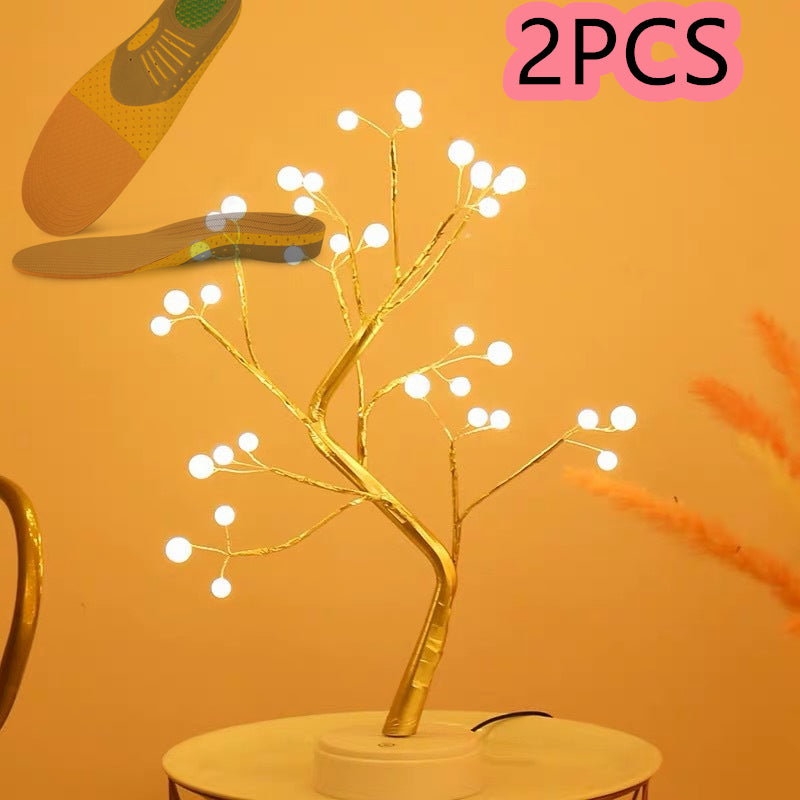 Copper Wire Fairy Light Tree Lamp