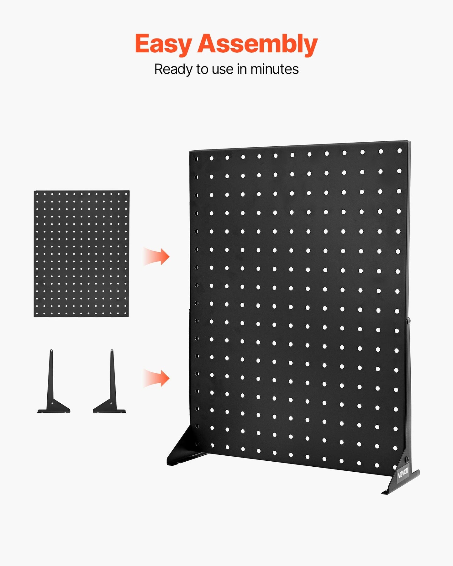 Pegboard Tabletop Organizer Stand