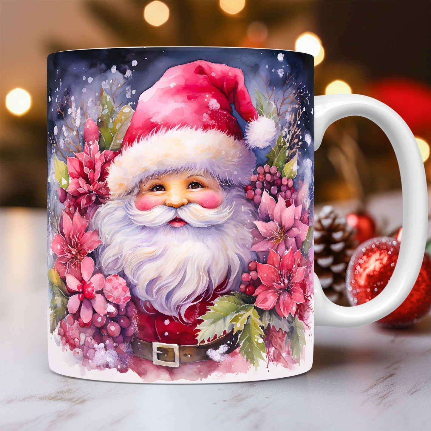 Christmas: 3D Relief Santa Mug