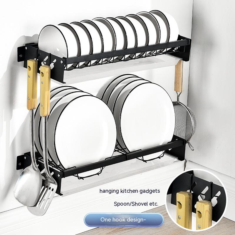 Stainless Steel Wall Dish Rack