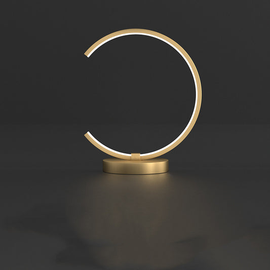 Copper Circle-Broken Circle Table Lamp