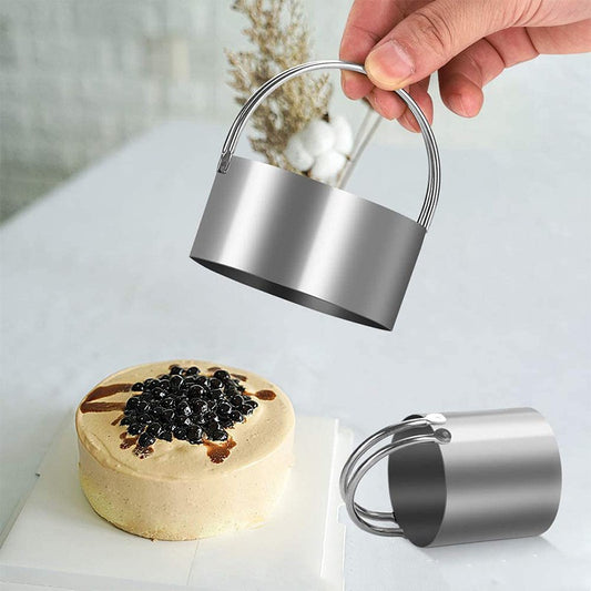 Pastry Ring-Stainless Steel with Handle-5PC Set