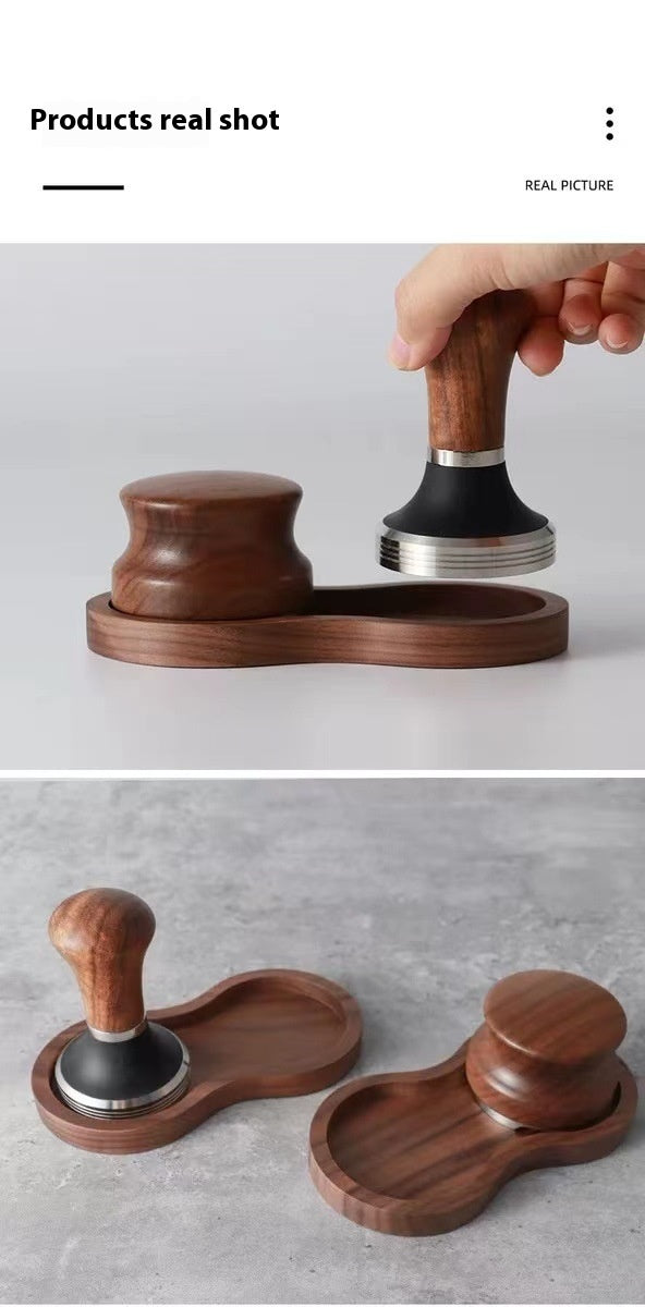 Walnut Coffee Tamper Tray