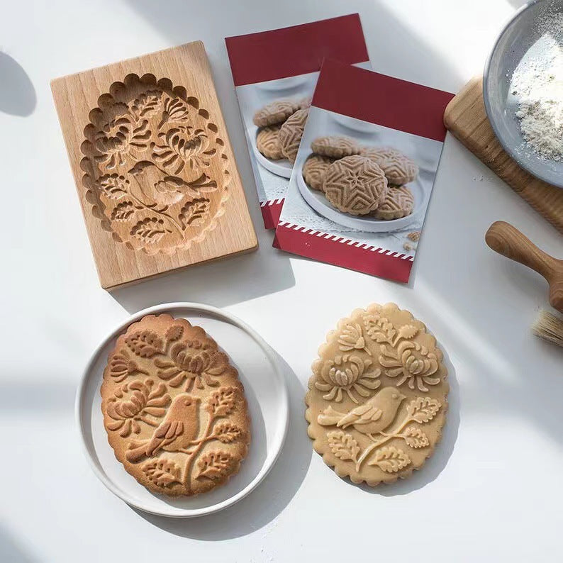 Wooden Animal, Nature, Decorative Stamp Molds