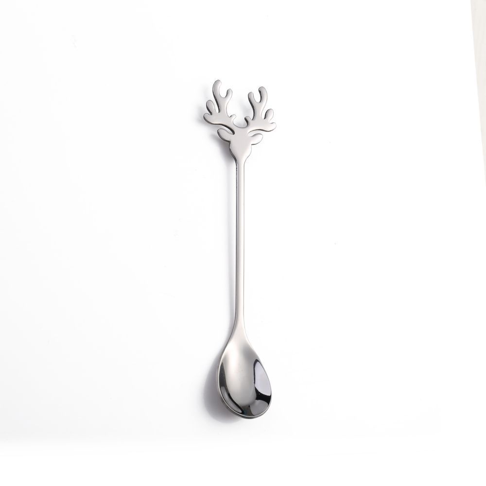 Dessert Spoons-Antler & Flower Designs
