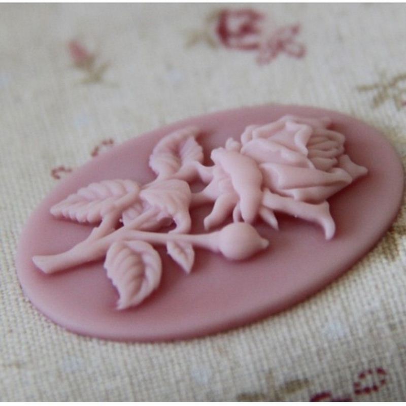 3D Mini Rose Silicone Fondant Mold