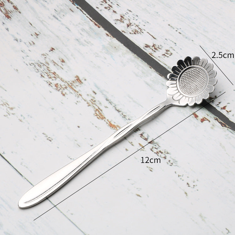 Flower Teaspoons-Stainless Steel