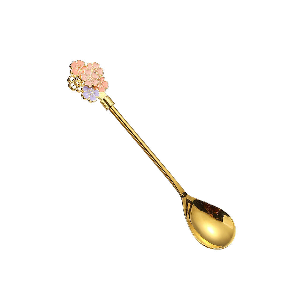 Dessert Spoons-Antler & Flower Designs