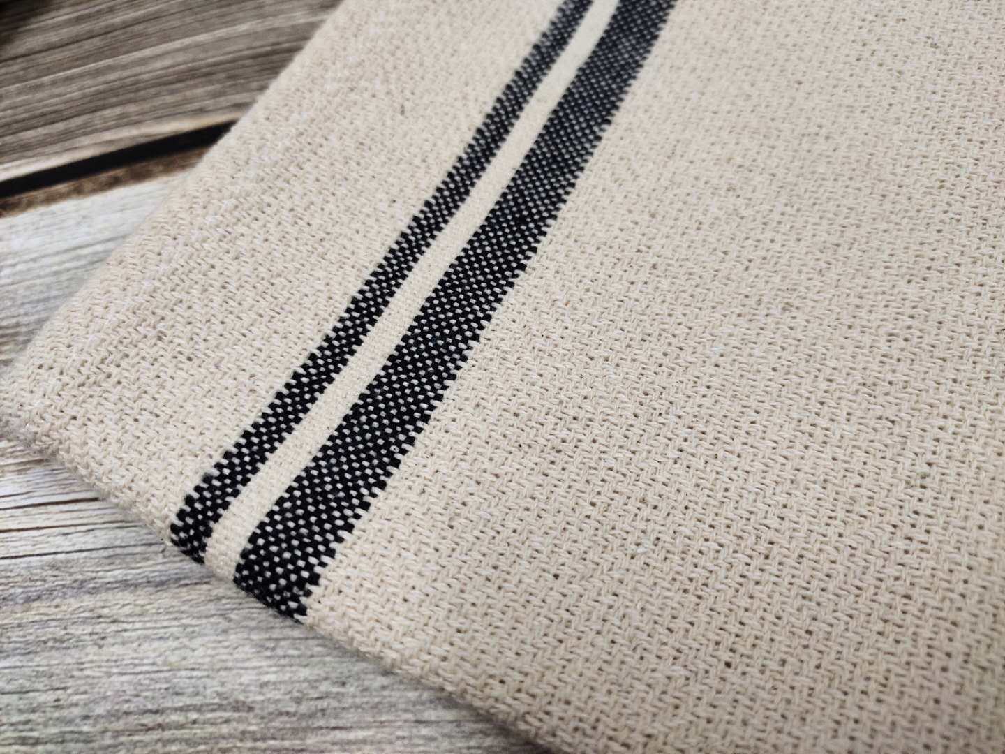 Towels: Border Stripe Tea Towel