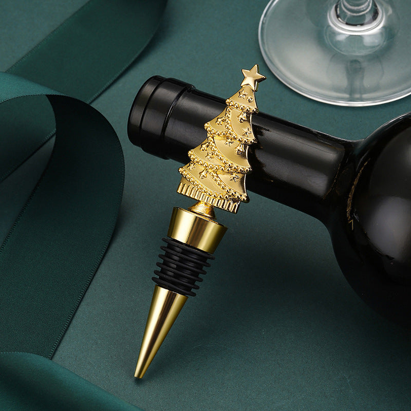 Holiday Tree Wine Bottle Stopper